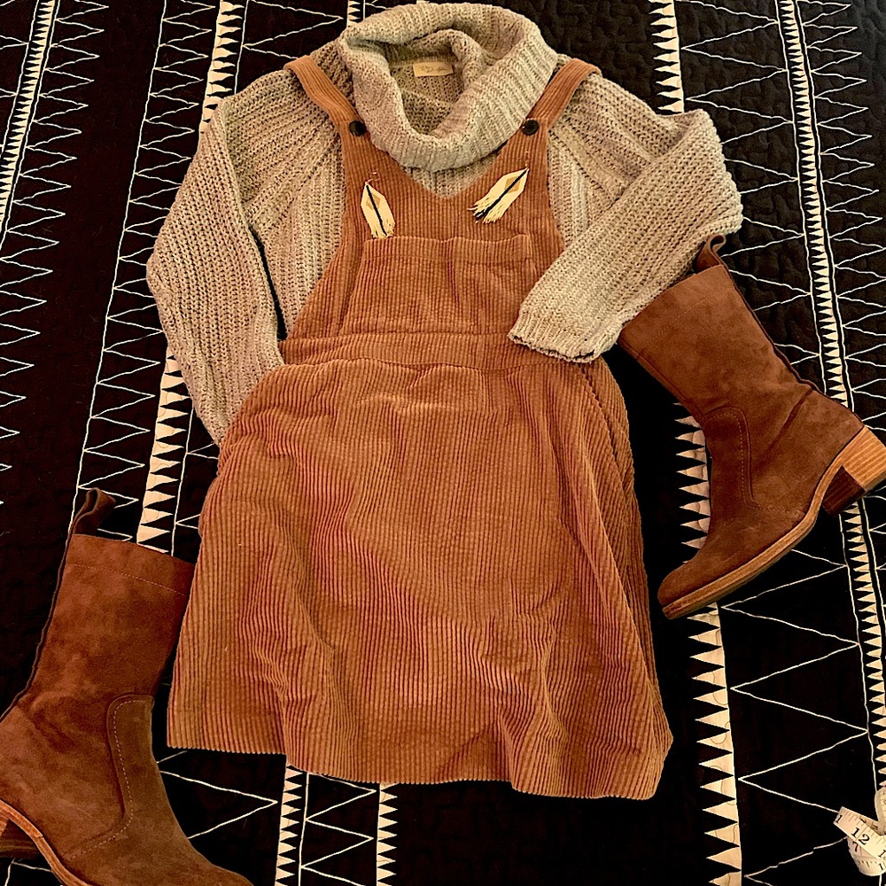 Frank & Oak corduroy overall dress